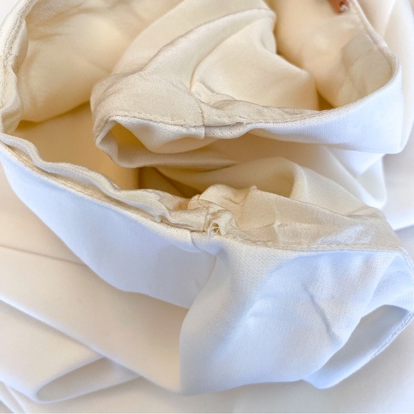 Johanna Ortiz Santuarios Crepe Raffia Midi Skirt Straw Neutral Ecru 10 FAIR - Picture 5 of 11